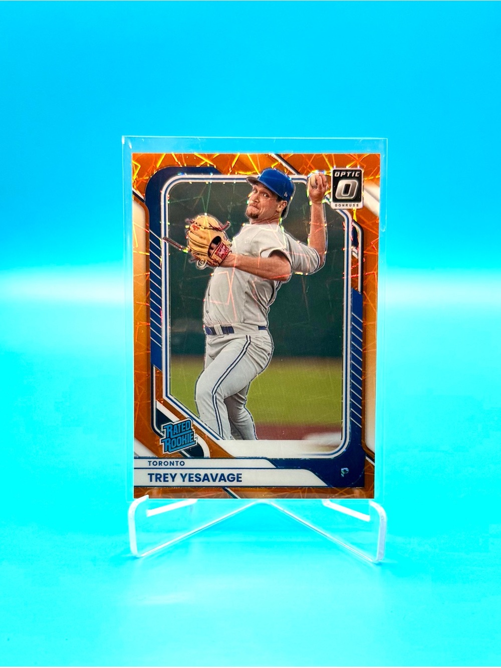 2026🔥Trey Yesavage🔥Orange Velocity Prizm Rated Rookie! 🤩 #37 Toronto! 🍁